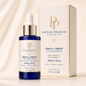 Sérum GHK-Cu + SNAP-8 PEPTIDE-PREM!UM 30 ml avec Copper Tripeptide-1 et Acetyl Octapeptide-3